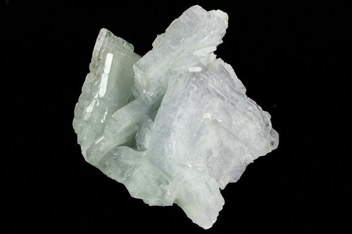 Tabular, Blue Barite Crystal Cluster - Spain #70240